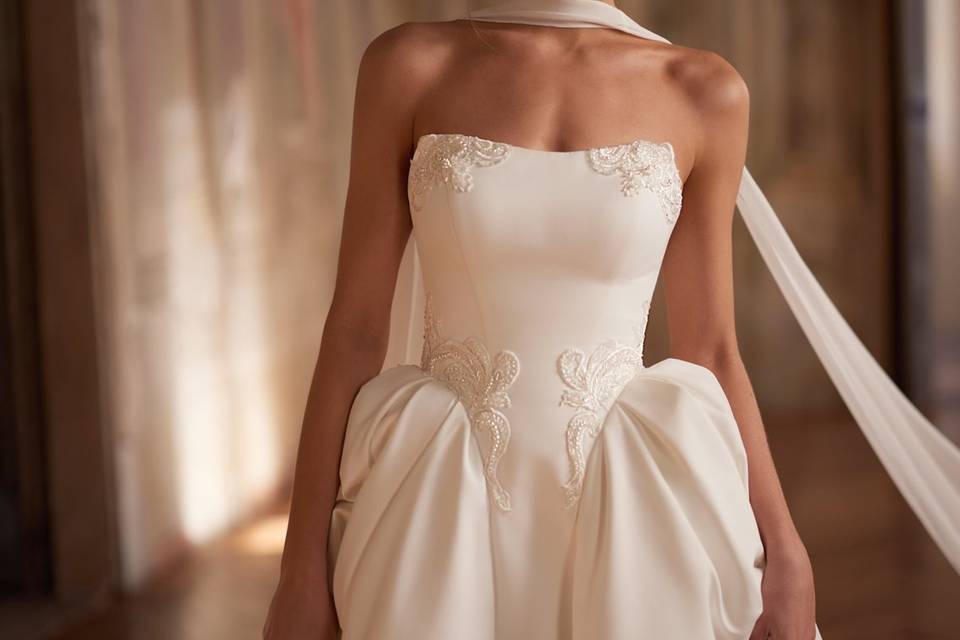 Satin ballgown