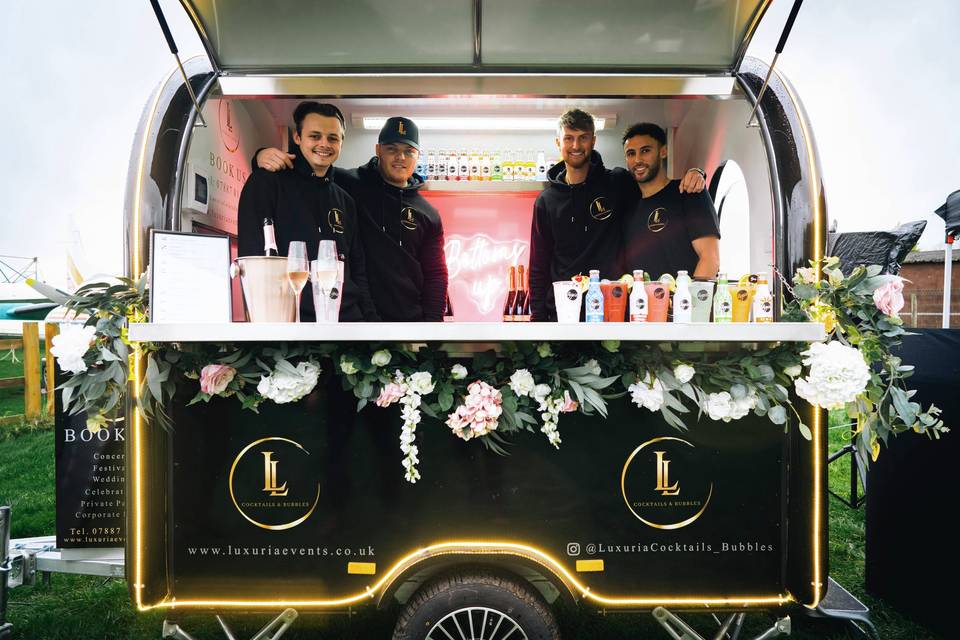 Luxury beverages trailer