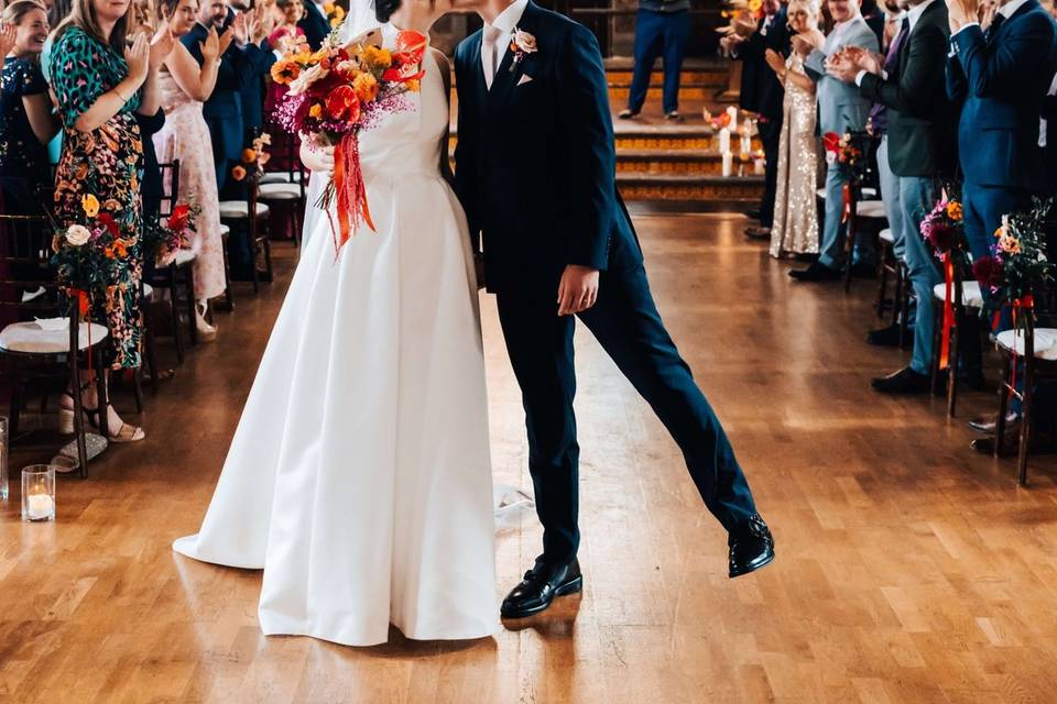 You may kiss the bride