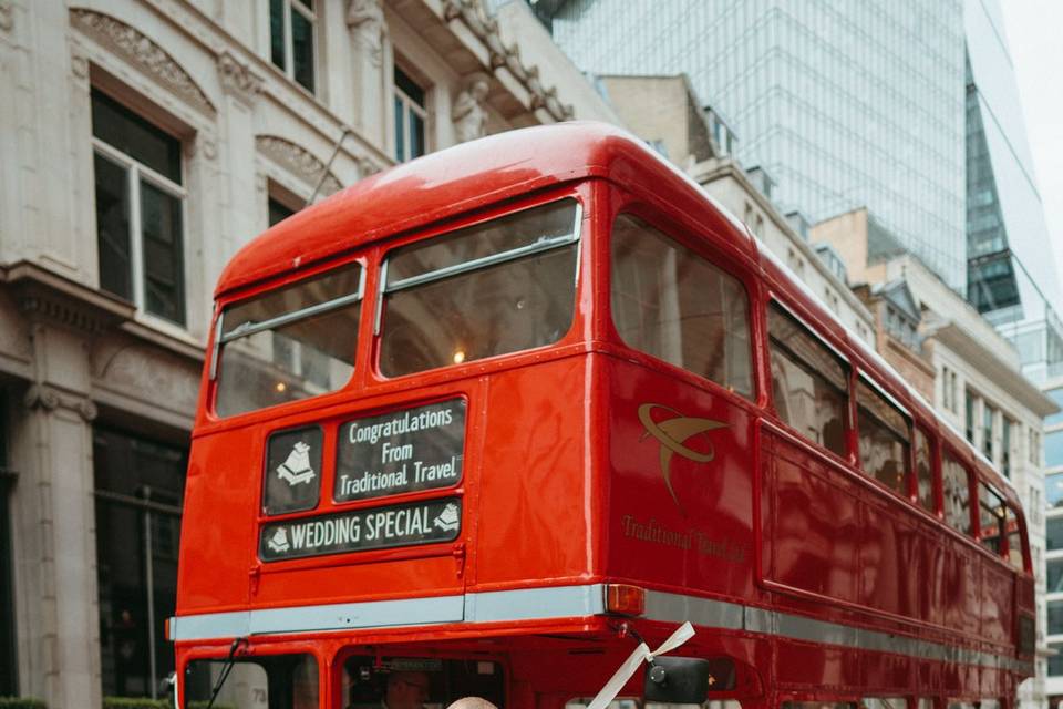 London Wedding Bus