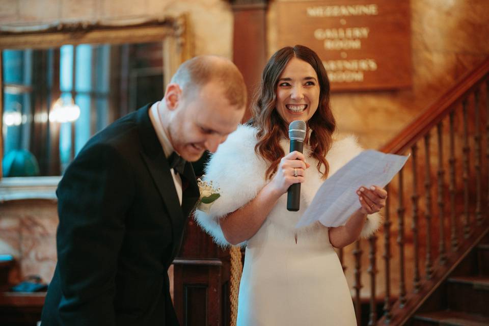 Bride and Groom Speech