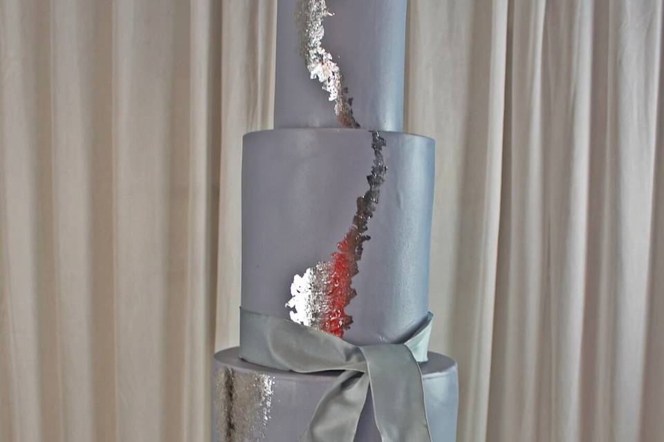 Personalised wedding cake