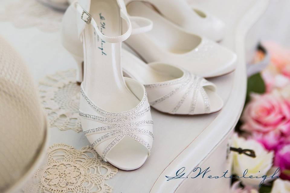 Classic wedding heels