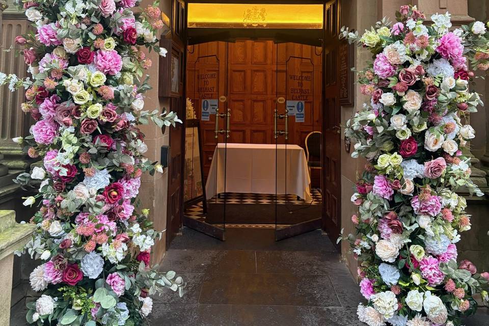 Floral Pillars