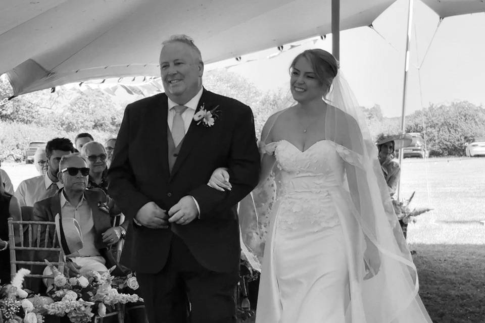 Walking down the aisle | L&J