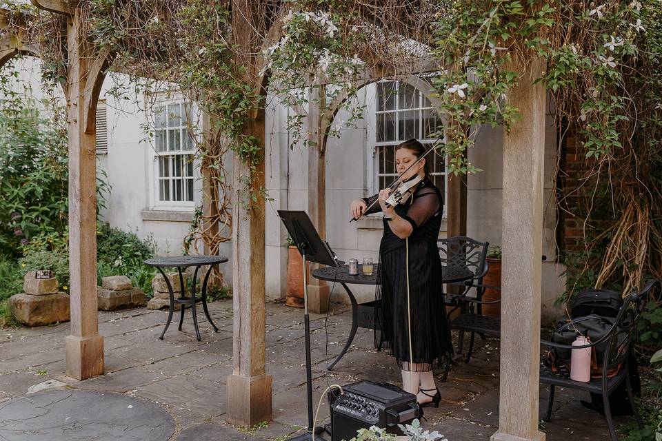 Live music in the garden