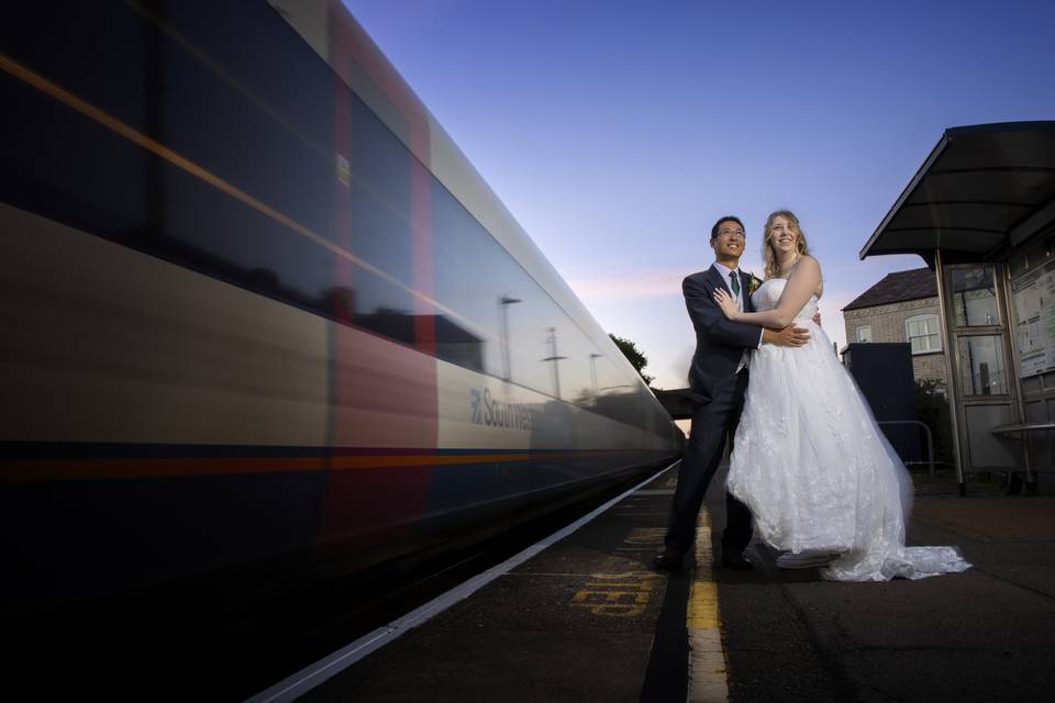 Catching the train on time