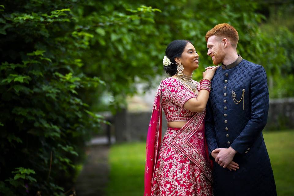 Indian Wedding - the couple