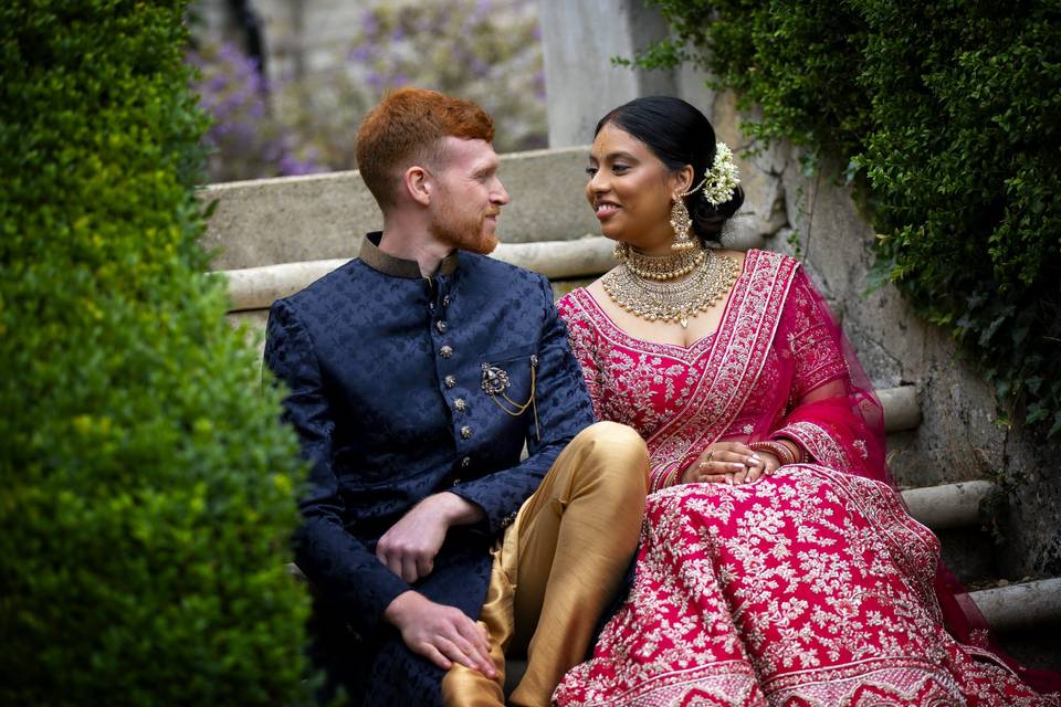 Indian Wedding - the couple