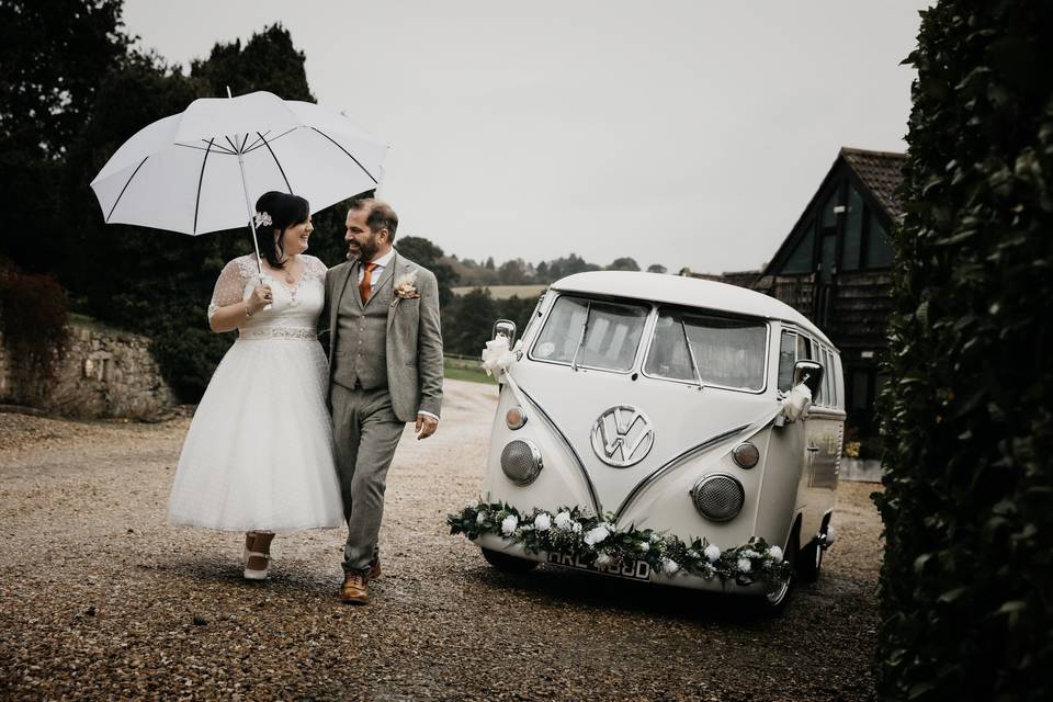 Rustic VW Camper Wedding