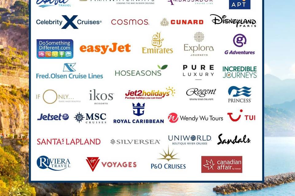 Work with over 400 tour operat