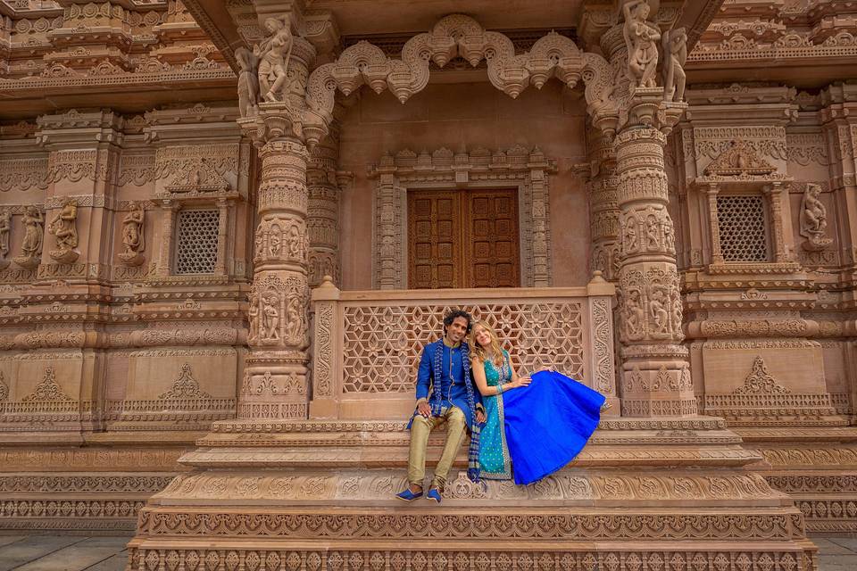 Multicultural Indian wedding