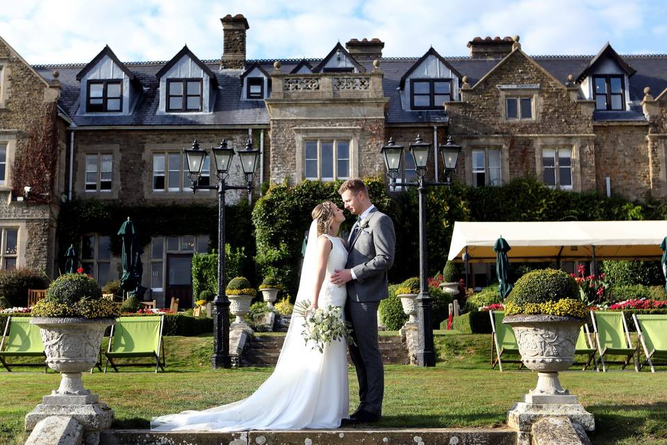 Newlyweds at South Lodge