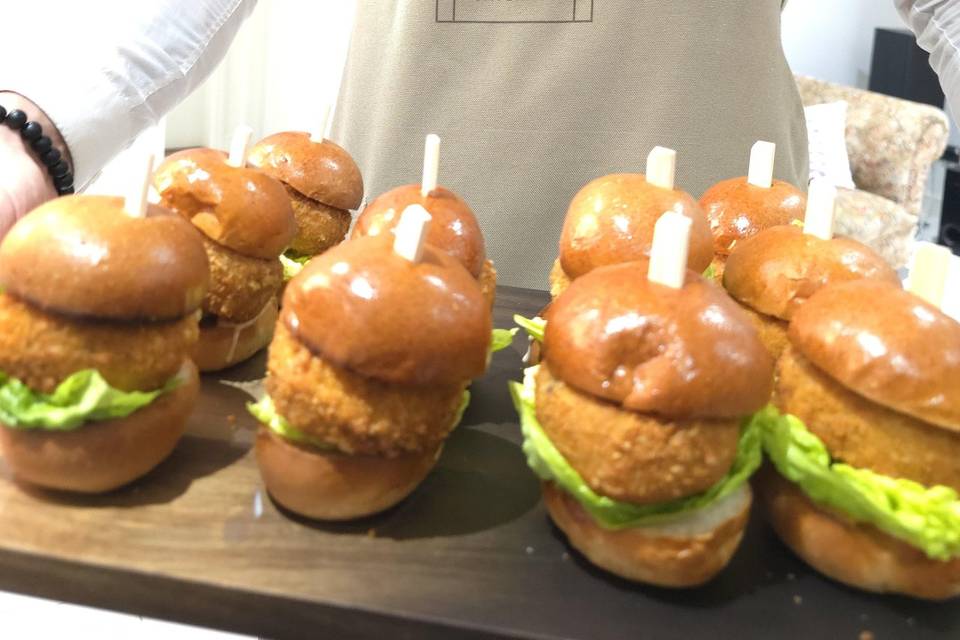 Crab burgers