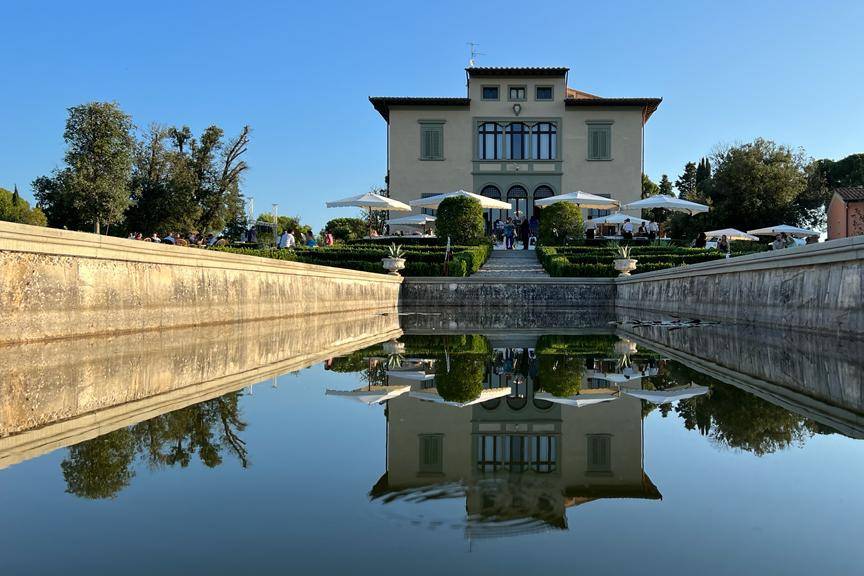 View from the fountain