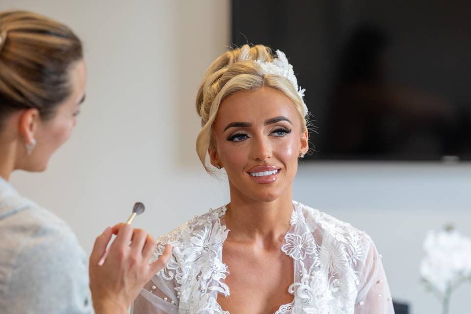 Bride prep