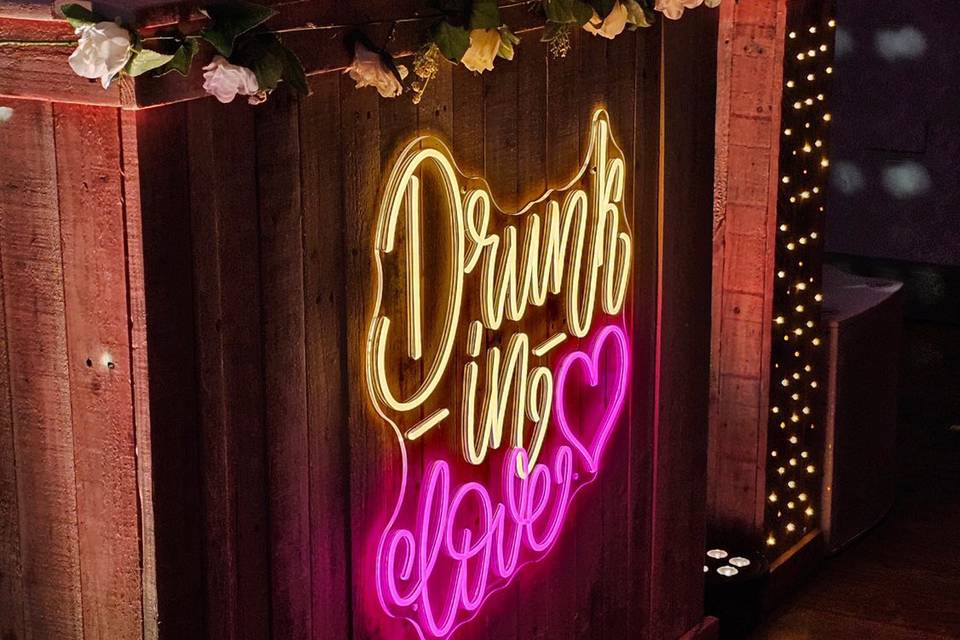 Drunk in love neon