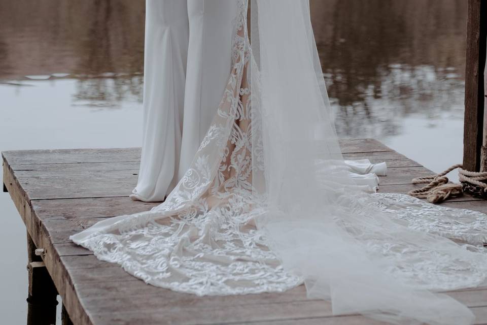 BRIDES BY THE BOATING LAKE