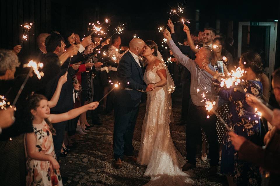 WEDDING PARTY AT NIGHT