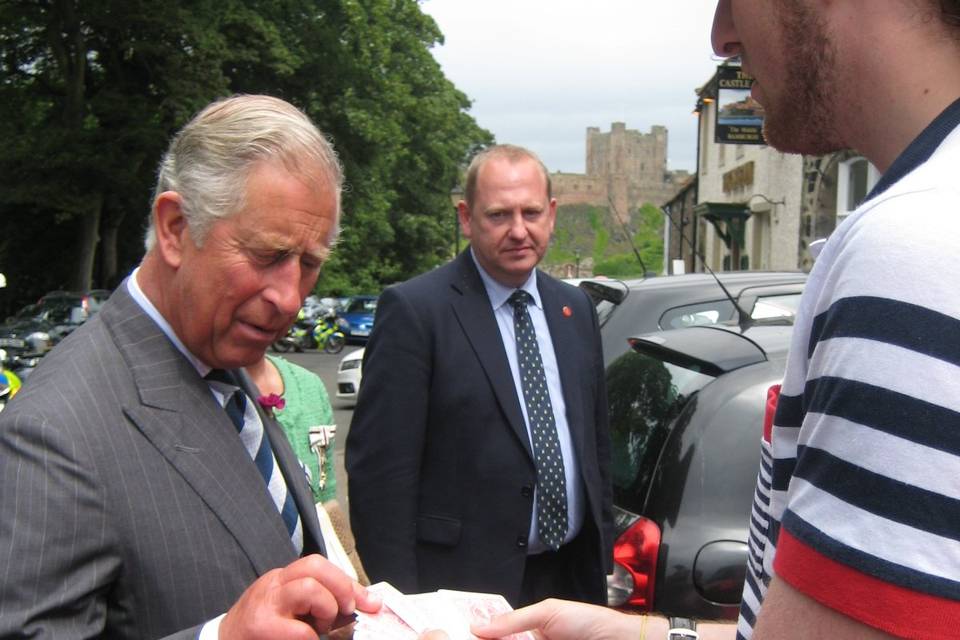 Entertaining hrhprince charles