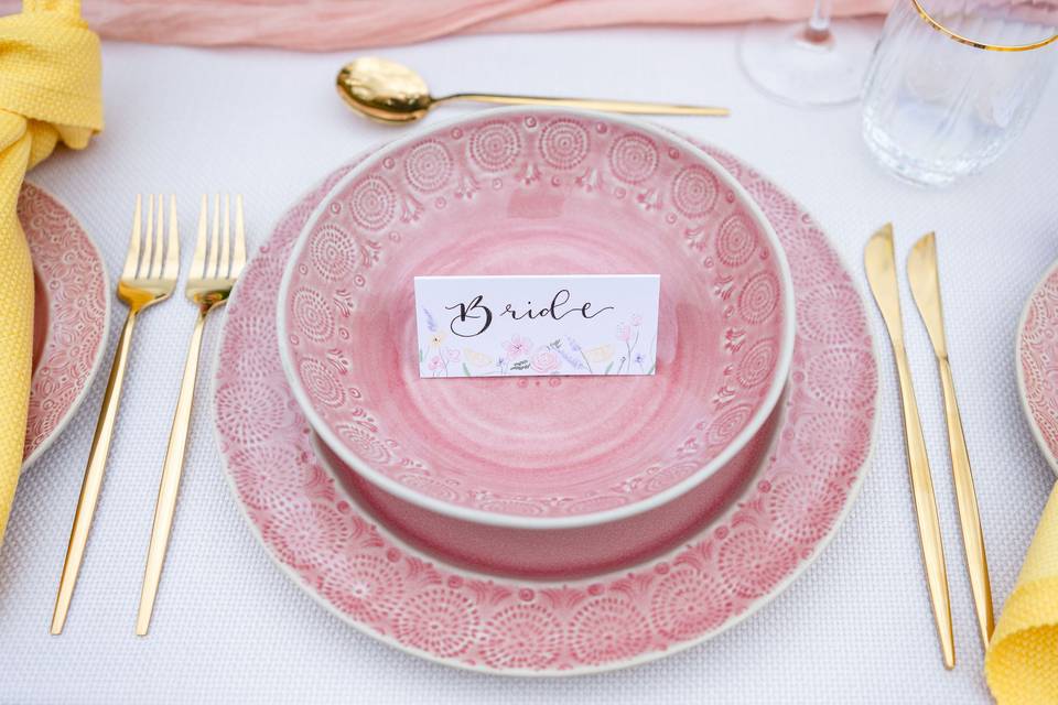 Hand Painted place cards