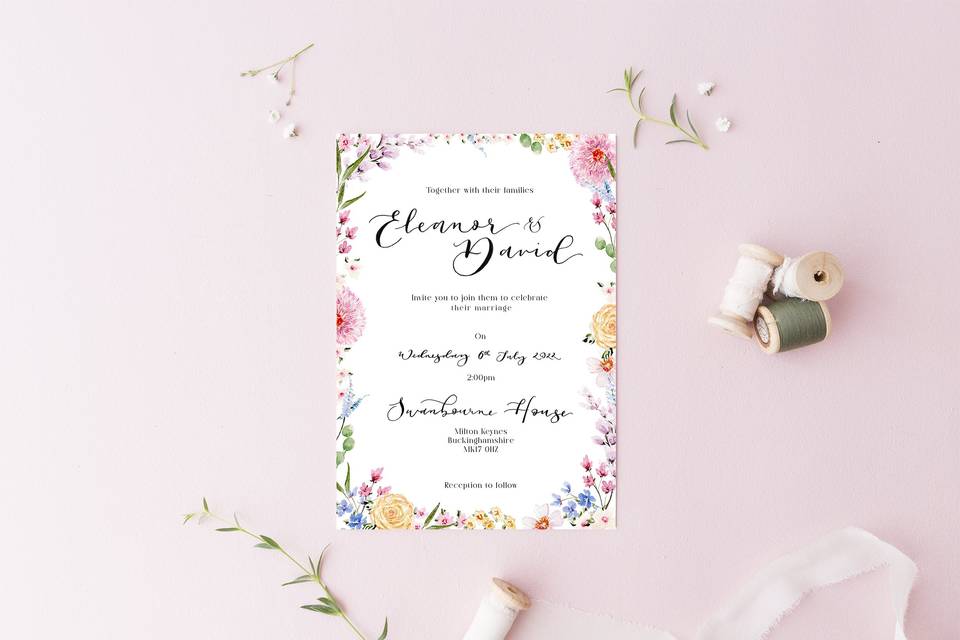 Colourful summer blooms invite