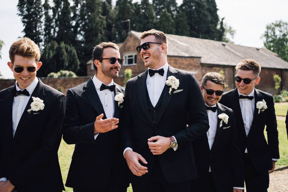 David and his groomsmen