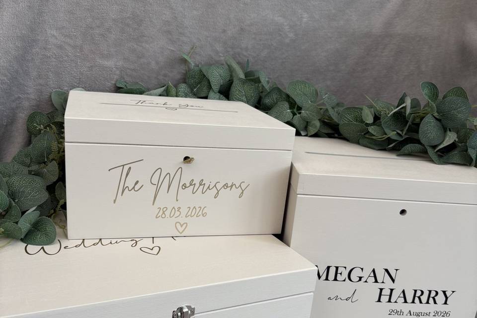 Wedding card post boxes
