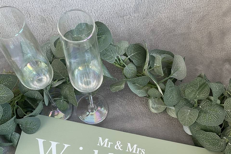 Couples wedding table sign