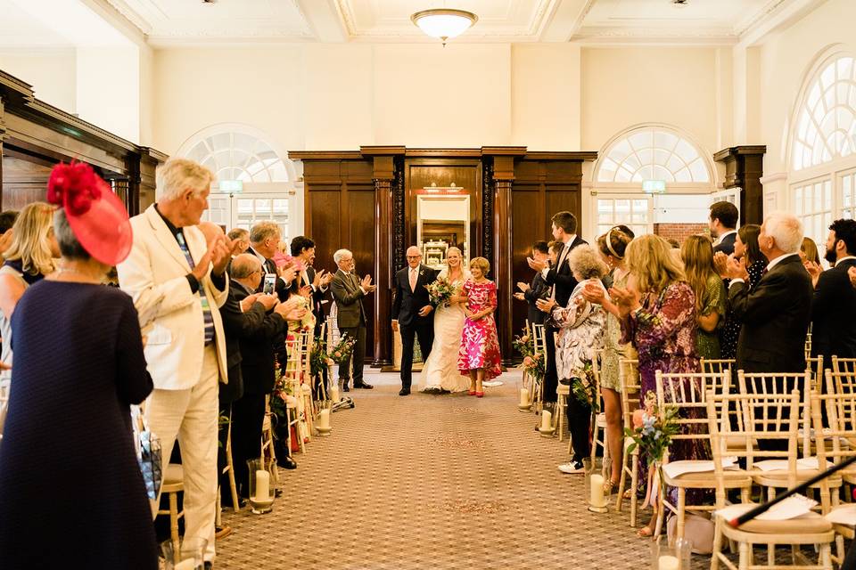 The Paget room ceremony