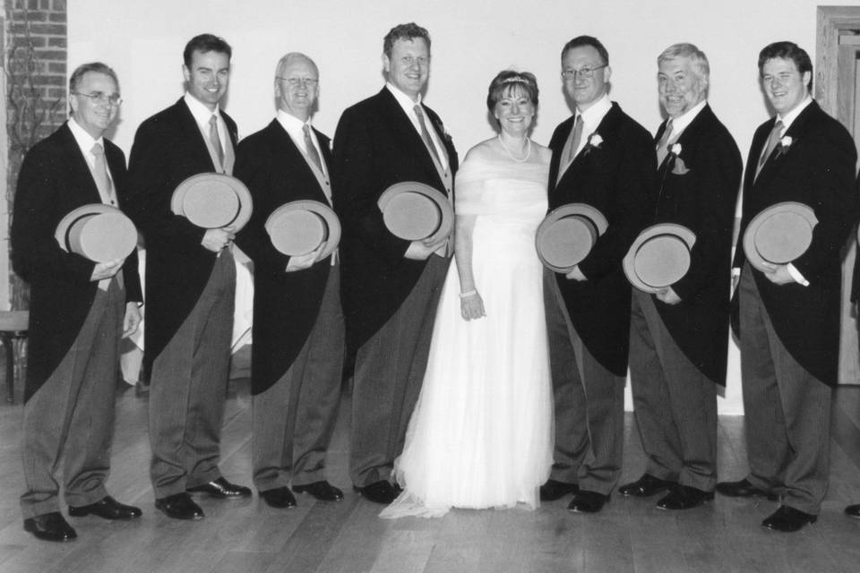 Bride and Best Men