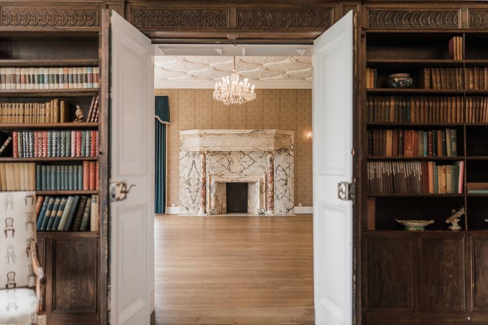 Drawing Room View from Library