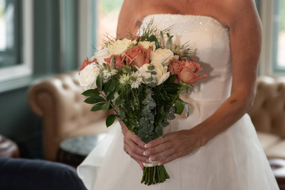 Hand tied Bridal Bouquey