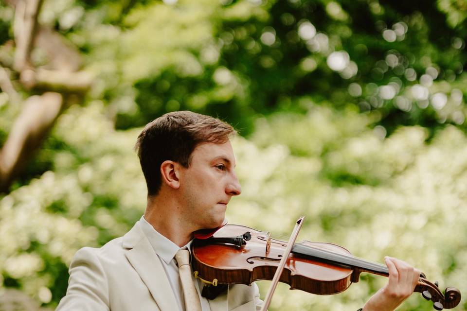 Violin playing