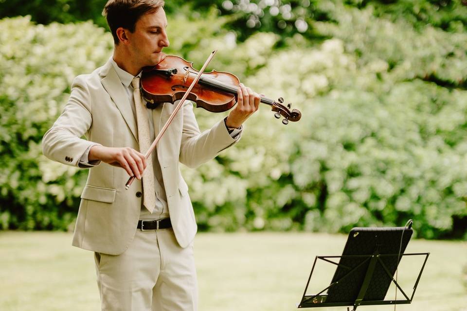 Violin playing