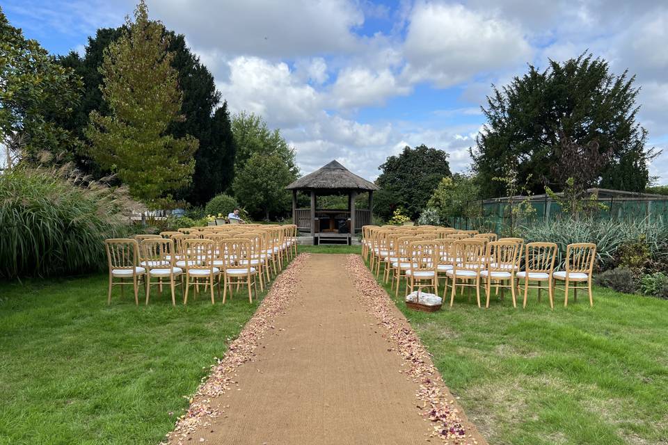 Ceremony in the garden