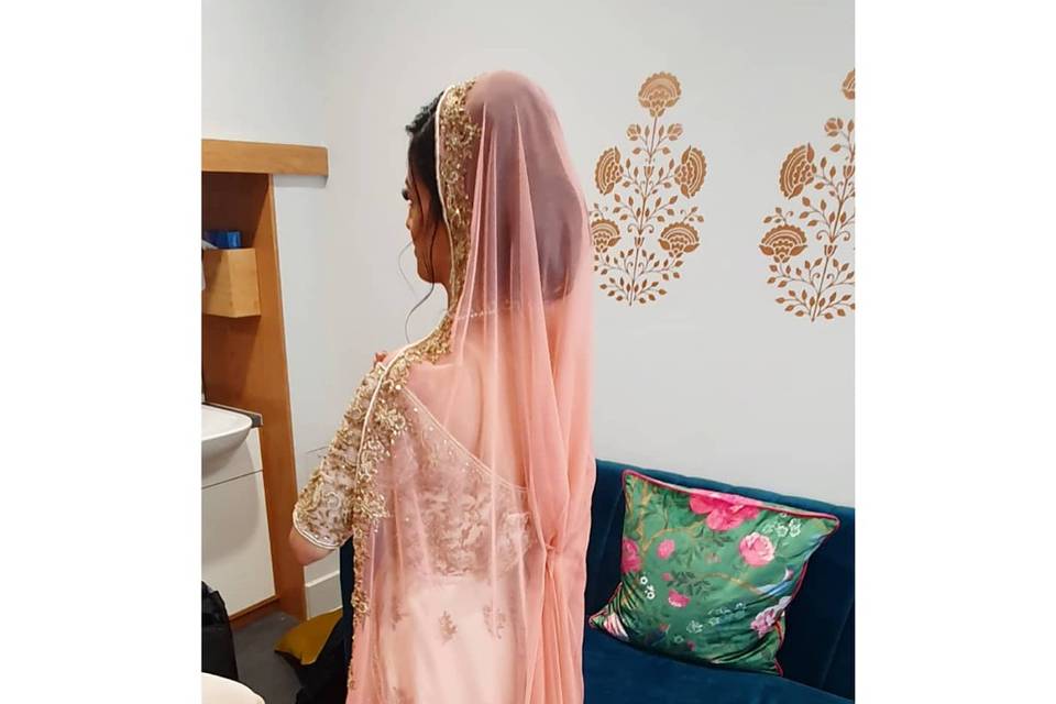 Asian Bridal Dressing