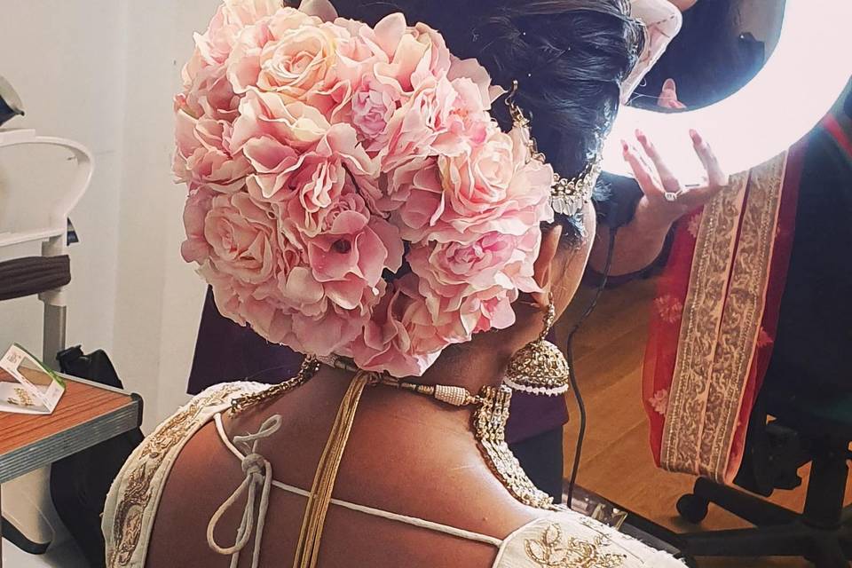 Floral Bridal Hair