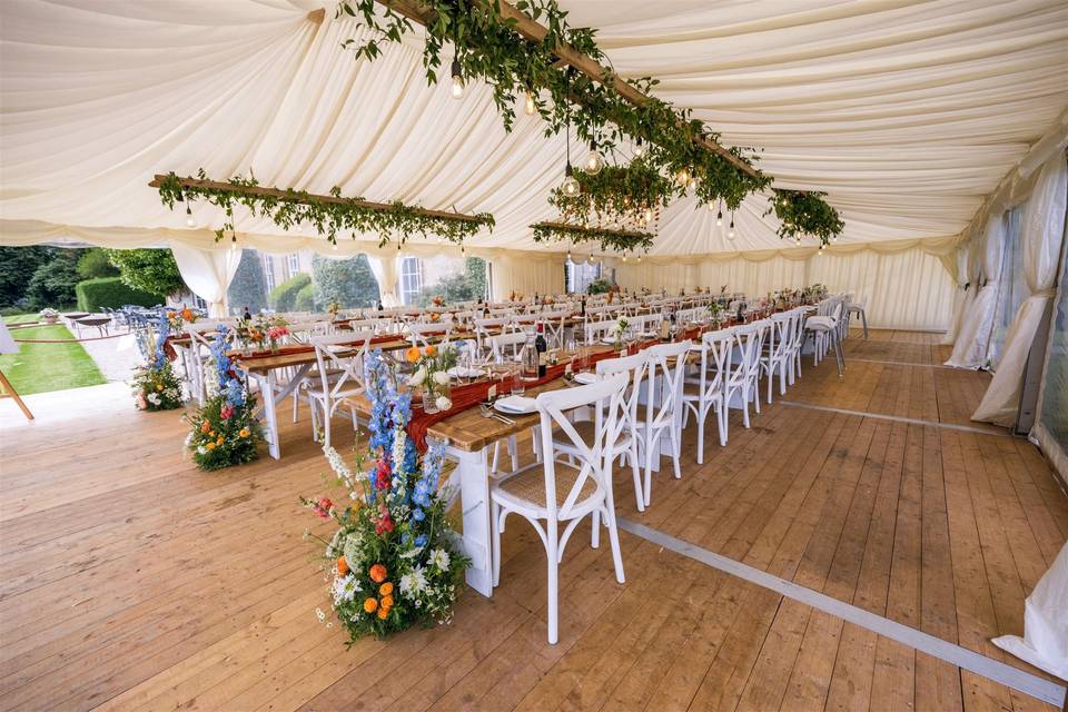 Marquee florals and foliage