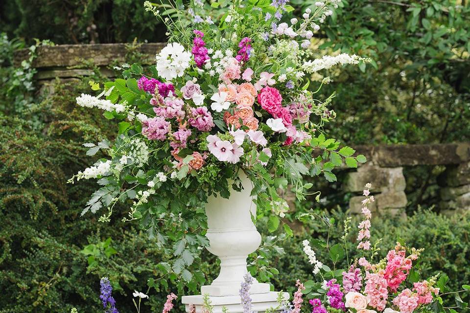 Floral Urns