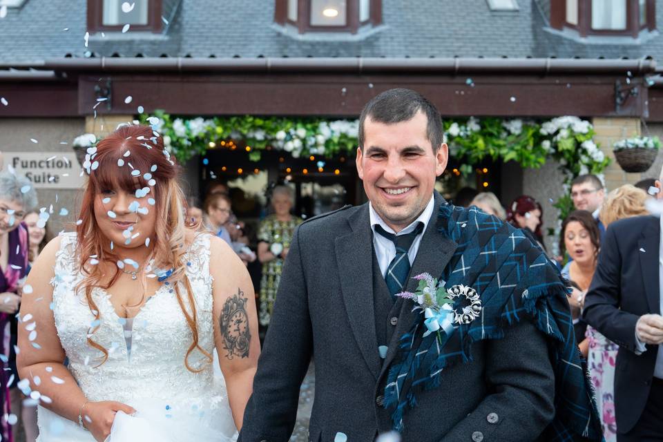 Bride and groom