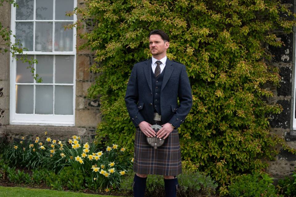 Groom at meldrum house