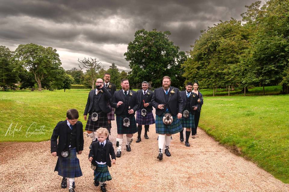 Groomsmen and page boys