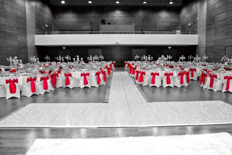 Red chair sashes