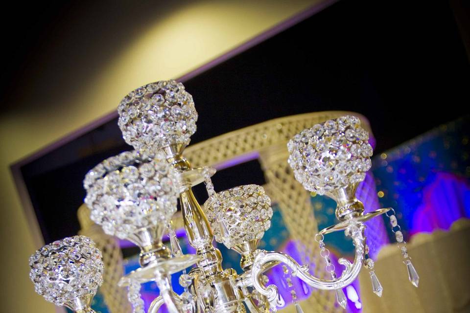 Sparkling candelabra