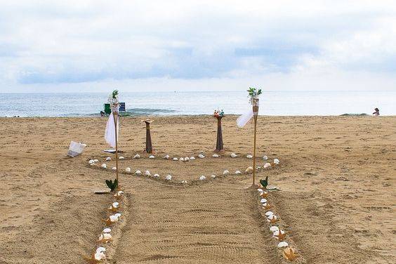 Beach wedding