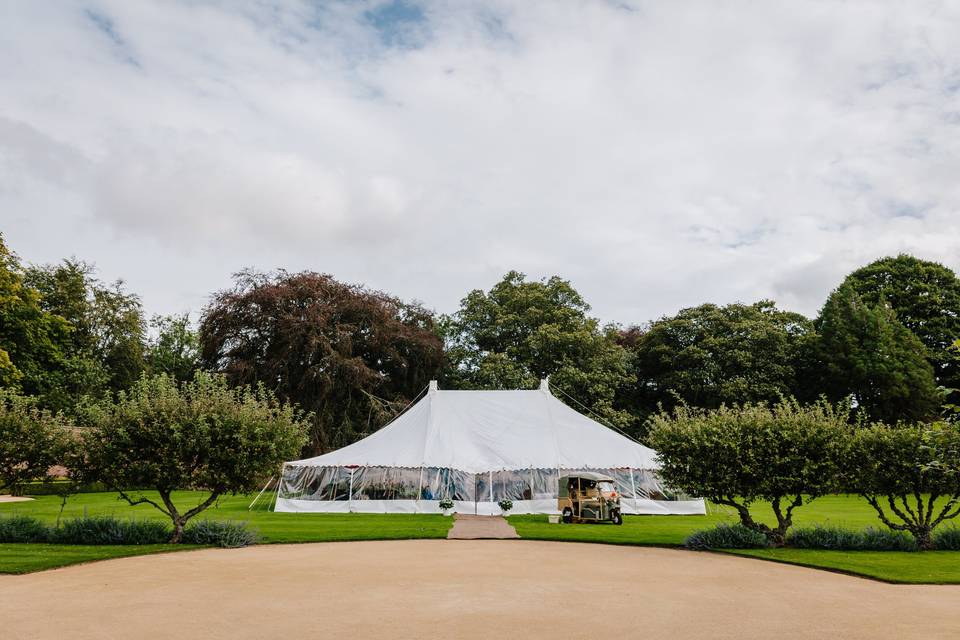 Marquee in the Walled Garden