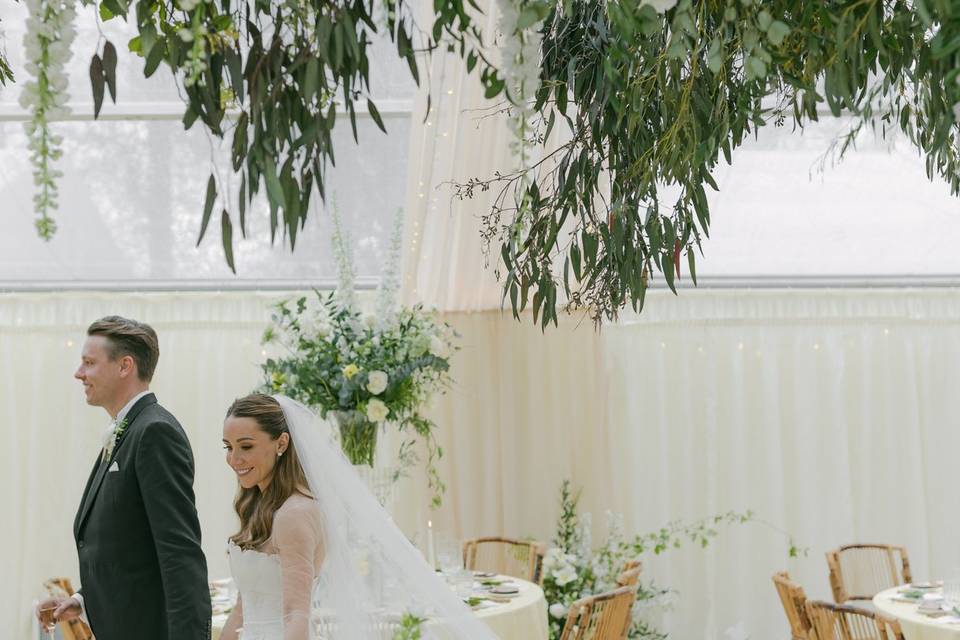 Couple in the Marquee