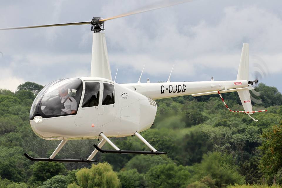 Private Helicopter on Site