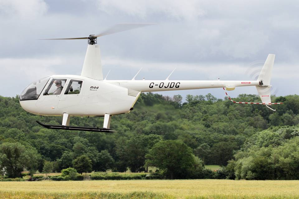 Private Helicopter on Site